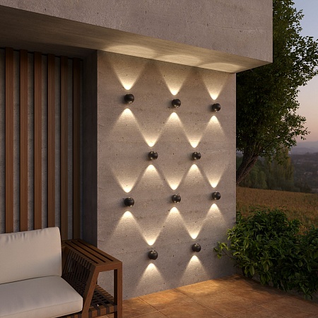 Пылевлагозащищенный светодиодный светильник Diver черный IP54 1566 Techno LED черный Elektrostandard - фото