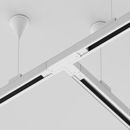 Коннектор Т-образный правый Trinity белый - фото