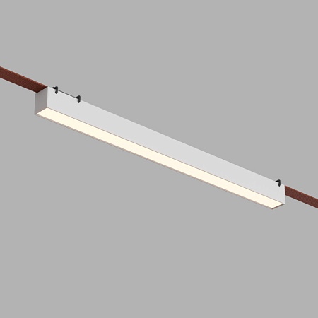 DK5577-WH Cветильник для трека-ремня Belty, серия Linear, со светодиодом, L642*W40*H45мм, 48V DC, 24W, RA90, 120°, 3000K, IP20, белый, алюминий - фото