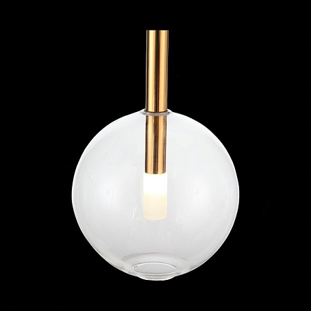Светильник подвесной ST-Luce Золотистый/Прозрачный G9 1*5W SL1054.203.01 - фото