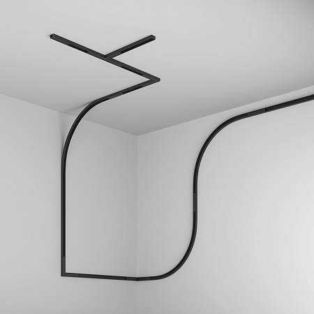 Шинопровод 2м накладной Basity, черный - фото