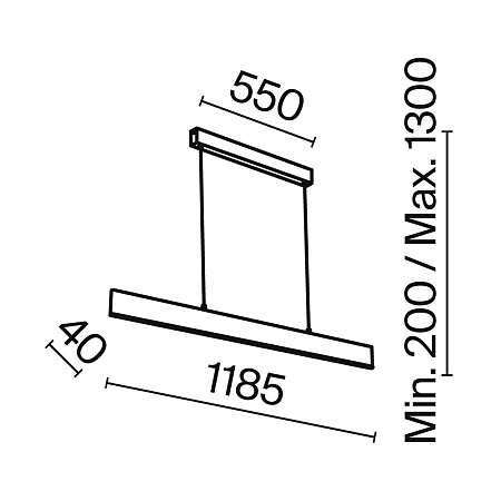 Подвесной светильник Technical P010PL-L30W - фото