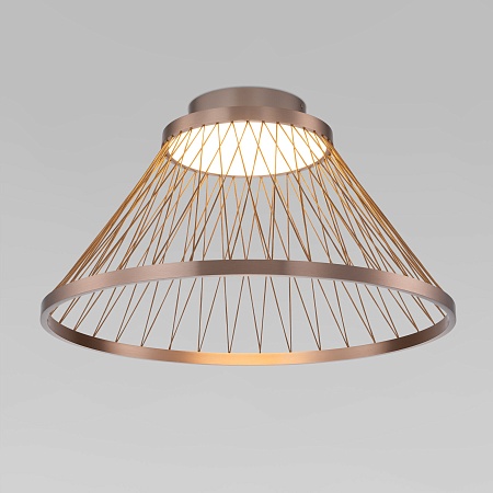 Потолочный светильник Eurosvet 40019/1 LED коричневый - фото