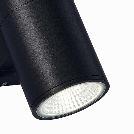 Светильник уличный настенный ST-Luce Черный/Черный LED 2*8W 4000K SL074.411.02 - фото