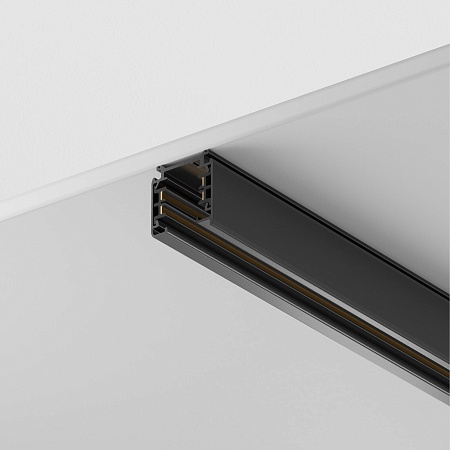 Трековая система Technical накладная трехфазная чёрная 300x300 TS-S-300-TR108-3-10W3K-B