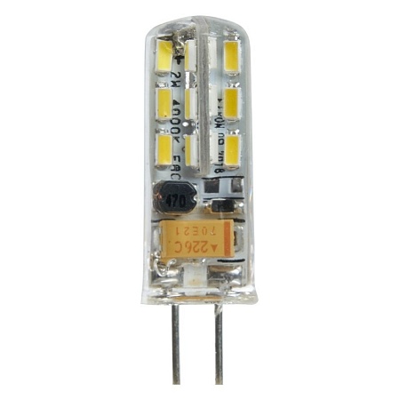 Лампа светодиодная Feron LB-420 G4 2W 12V  6400K - фото