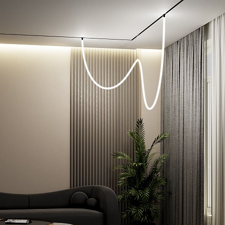 Трековый светильник 100W 4200K Full Light N05 Slim Magnetic 85028/01 100W 4200K Elektrostandard - фото