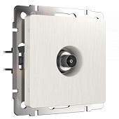 ТВ-розетка оконечная перламутровый рифленый WL13-TV