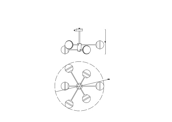 Подвесной светильник Freya Sonder FR5204PL-06BS - фото