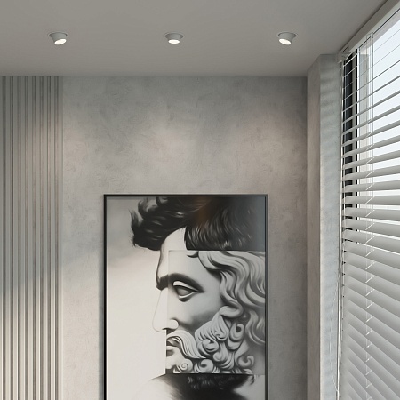 Потолочный светодиодный светильник поворотный Conner 8W 4000K белый 25086/LED Elektrostandard - фото