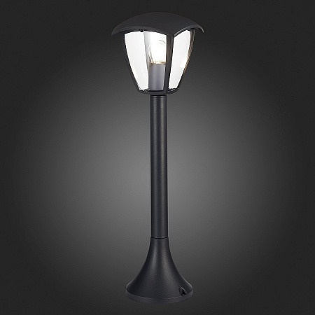 Светильник уличный наземный ST-Luce Черный/Черный, Прозрачный E27 1*40W SL081.405.01 - фото