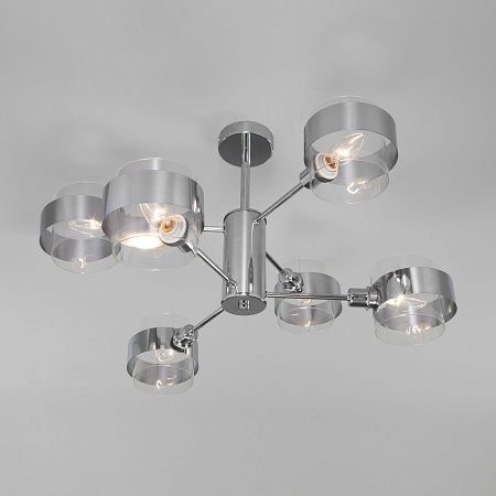 Потолочный светильник Eurosvet 70127/6 хром - фото