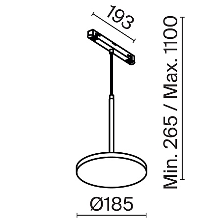 Трековый светильник Technical TR123-2-15W3K-B - фото