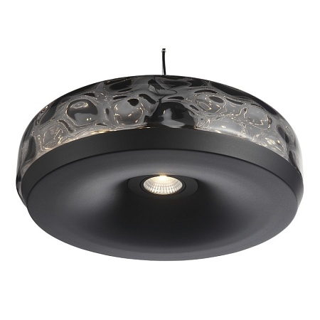 Светильник подвесной ST-Luce Черный/Черный, Дымчатый LED 1*42W 3000K SL6014.403.01 - фото