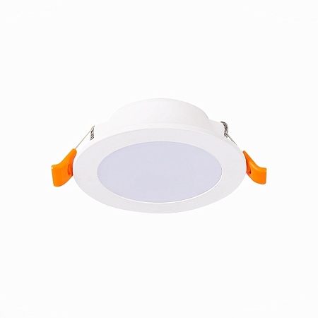 Св-к встр. Белый LED 1*6W 4000K 480Lm Ra80 110° IP20 D90xH30 220-240V ST210.548.06 - фото