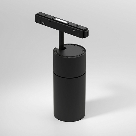Slim Magnetic Трековый светильник с инновационной антибликовой решеткой 13W 4000K Kars черный 85524/01 Elektrostandard - фото