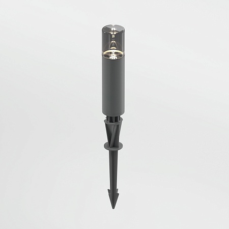 Светильник садово-парковый светодиодный Hidden серый 35166/S серый Elektrostandard - фото