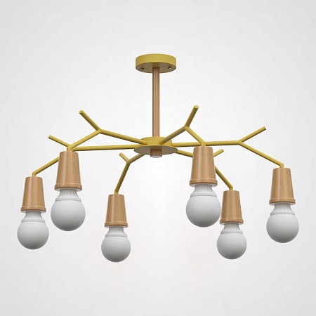 Потолочная Люстра Les Color D80 Yellow Imperiumloft 220503-23 - фото