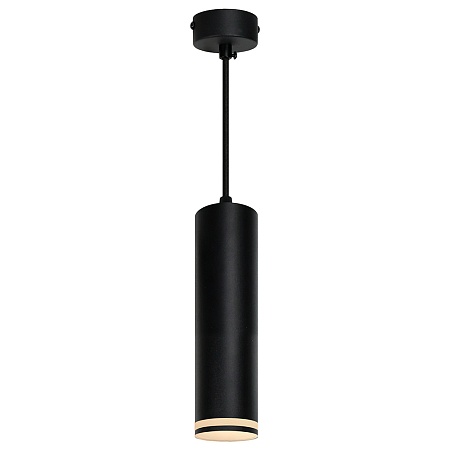 Светильник потолочный Feron ML1708 Barrel LUNA на подвесе  MR16 35W 230V, черный 55*200 - фото