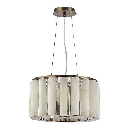 Светильник подвесной ST-Luce Бронза, Прозрачный/Белый алебастр E14 6*40W SL1516.303.06 - фото