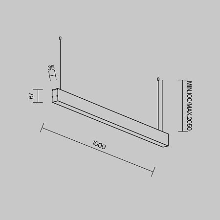 Линейный светильник Technical LL312044 - фото