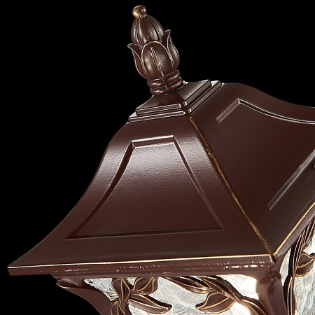 Светильник уличный наземный ST-Luce Кофейный/Кофейный, Прозрачный E27 1*60W SL083.705.01 - фото