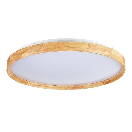 Светильник потолочный Светлое дерево/Белый LED 1*40W 3000K/4000K/6000K SLE201382-01 - фото