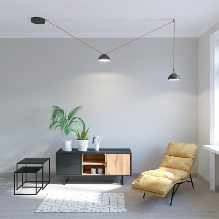 Светильник на шине Denkirs BELTY FLOW DK5561-BK - фото