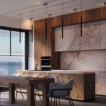 Трековая система Technical встраиваемая низковольтная (48 Вольт) чёрная 300x300 TS-S-300-TR176-1-5WTW-M-B