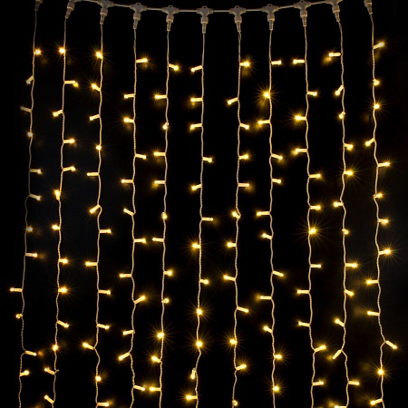 Гирлянда Eurosvet 200-101 теплый белый с эффектом мерцания - фото