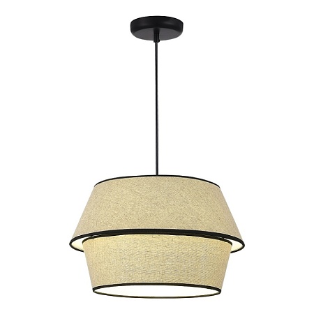 Светильник подвесной ST-Luce Черный/Бежевый, Черный E27 1*40W SL1354.413.01 - фото