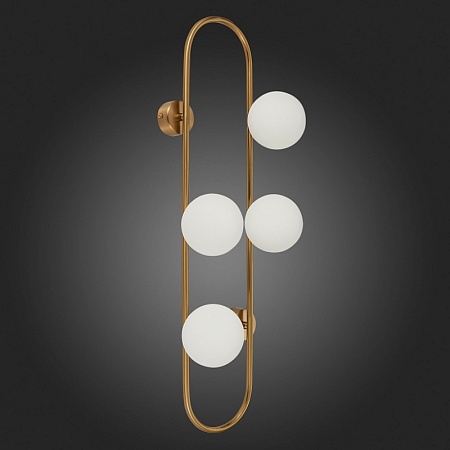 Бра ST-Luce Латунь/Белый G9 4*5W SL1149.301.04 - фото