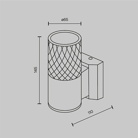 Настенный светильник (бра) Outdoor Bowery O583WL-01W - фото