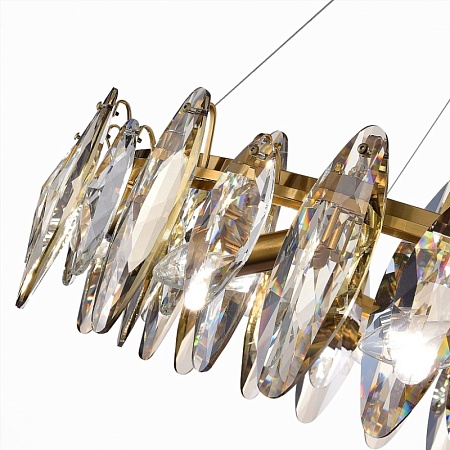 Люстра подвесная ST-Luce Латунь/Прозрачный E14 12*40W SL1227.303.12 - фото