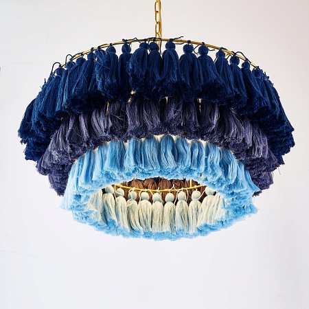 Подвесная Люстра Tassel Синий Imperiumloft 179697-26 - фото