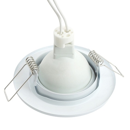 Светильник встраиваемый Feron DL11 потолочный MR16 G5.3 хром - фото