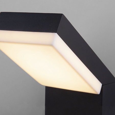 Уличный настенный светодиодный светильник Sensor IP54 с датчиком движения 1541 TECHNO LED черный Elektrostandard - фото