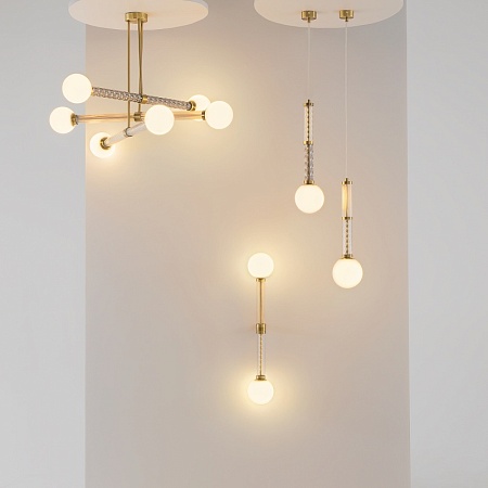 Настенный светильник (бра) Maytoni TEATRO MOD287WL-02BS - фото