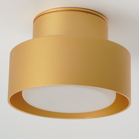Светильник потолочный Feron HL367 Barrel AURA 12W, 230V, GX53, золото IP44 - фото
