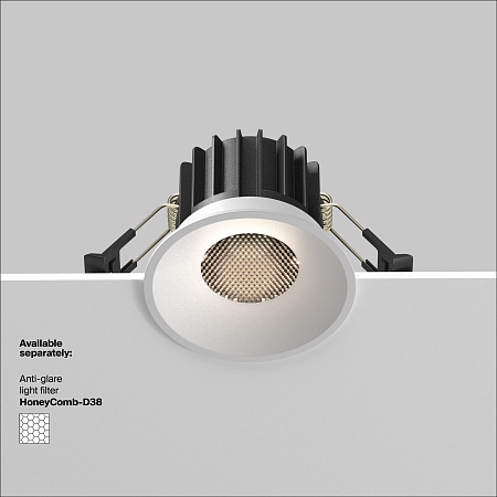 Встраиваемый светильник Technical Round DL058-12W4K-W - фото