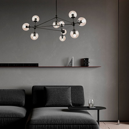 Светильник напольный Черный/Янтарный E27 3*60W SLE154905-03 - фото