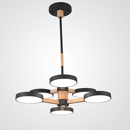 Подвесная Люстра Turna Dbl L6 Black Imperiumloft 229084-26 - фото