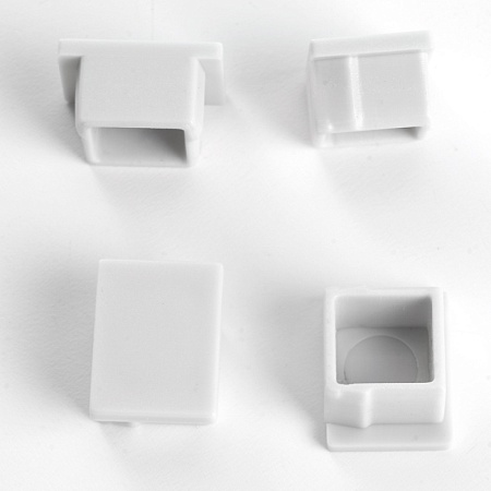 Заглушка без отверстия для профиля CAB261, LD372 (комплект 4шт) - фото