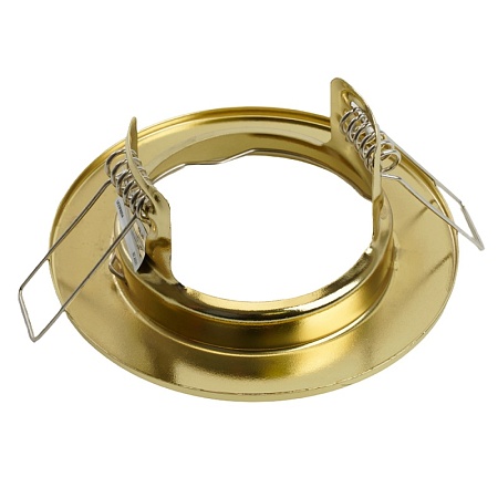 Светильник встраиваемый Feron DL10 потолочный MR16 G5.3 золотистый - фото