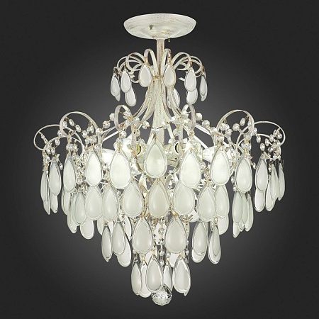 Светильник потолочный Золотистый/Белый матовый E14 6*60W SLE160302-06 - фото