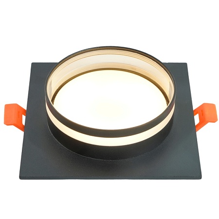 Светильник встраиваемый Feron DL503 LUNA потолочный GX53 черный квадрат - фото