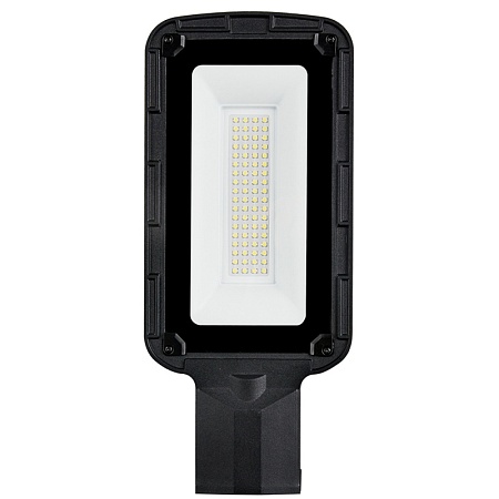 Светодиодный уличный консольный светильник SAFFIT SSL10-100 100W 5000K 230V, черный - фото
