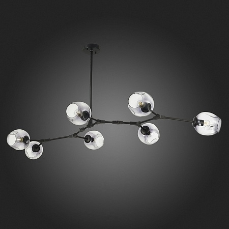 Светильник подвесной Черный/Дымчатый E27 7*40W SLE154843-07 - фото