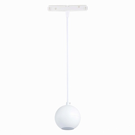 Магнитный трековый светильник подвесной Белый LED 1*12W 4000K 750Lm Ra>80 36° IP20 D100 ST354.543.12 - фото