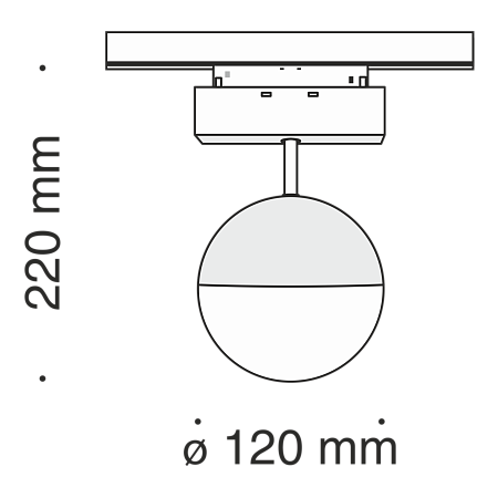 Трековый светильник Technical TR017-2-10W4K-B - фото